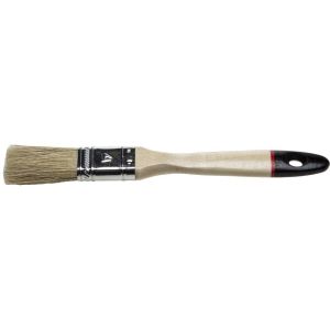 STAYER UNIVERSAL - EURO, 20 мм, 3/4″, светлая натуральная щетина, деревянная ручка, все виды ЛКМ, плоская кисть (0102-020)