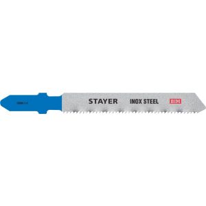 STAYER T118AF, T-хвост., Bi-Metal, по металлу толщиной 1.5-3 мм, шаг зуба 1.4 мм, раб. длина 50 мм, 2 шт, полотна для лобзика (15994-1.4)