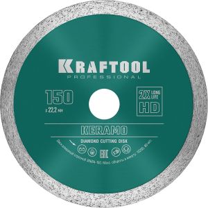 KRAFTOOL KERAMO 150 мм (22.2 мм, 10х2.4 мм), Алмазный диск (36684-150)