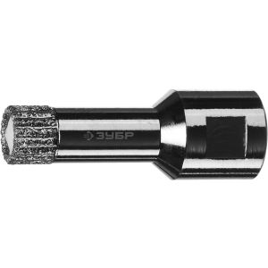 ЗУБР АВК, d 14 мм, (М14, 15 мм кромка), вакуумная алмазная коронка, Профессионал (29865-14)