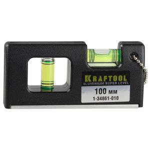KRAFTOOL Mini-Pro, 100 мм, магнитный компактный уровень, Pro (1-34861-010)