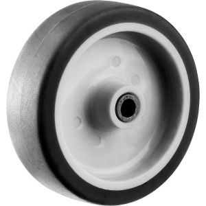 ЗУБР d 75 мм, г/п 60 кг, резина/полипропилен, термопластичное колесо, Профессионал (30946-75)