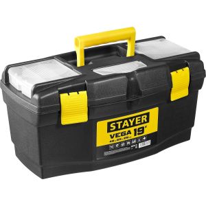 STAYER VEGA-19, 490 х 250 х 250 мм, (19″), пластиковый ящик для инструментов (38105-18)