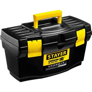 STAYER ORION-16, 410 x 230 x 230 мм, (16″), пластиковый ящик для инструментов (38110-16)