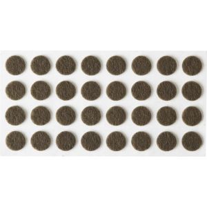 STAYER d 10 мм, самоклеящиеся, фетровые, 32 шт, коричневые, мебельные накладки (40910-10)