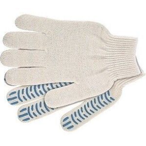 Перчатки х/б, ПВХ покрытие, «Волна», 10 класс Россия