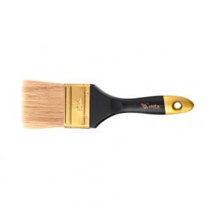 Кисть плоская «Профи» 2.5", натуральная щетина, деревянная ручка MTX