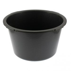 Таз круглый строительный, черный, 30 л, Россия Сибртех