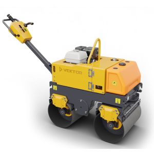 Виброкаток ручной двухвальцовый Vektor VRDR-800D