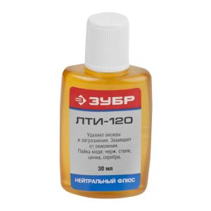 ЗУБР ЛТИ-120, 30 мл, флюс (55480-030)