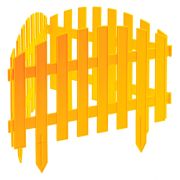 Забор декоративный «Винтаж», 28 х 300 см, желтый, Россия, Palisad