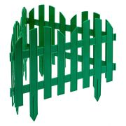 Забор декоративный «Романтика», 28 х 300 см, зеленый, Россия, Palisad
