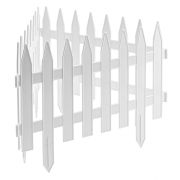 Забор декоративный «Рейка», 28 х 300 см, белый, Россия, Palisad