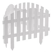 Забор декоративный «Винтаж», 28 х 300 см, белый, Россия, Palisad