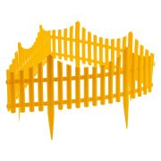 Забор декоративный «Гибкий», 24 х 300 см, желтый, Россия, Palisad