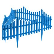 Забор декоративный «Гибкий», 24 х 300 см, голубой, Россия, Palisad
