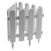Забор декоративный «Классика», 29 х 224 см, белый, Россия, Palisad
