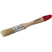 ЗУБР УНИВЕРСАЛ, 25 мм, 1″, светлая натуральная щетина, деревянная ручка, все виды ЛКМ, плоская кисть (4-01003-025)