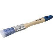 ЗУБР АКВА, 25 мм, 1″, светлая искусственная щетина, деревянная ручка, для воднодисперсионных и акриловых ЛКМ, плоская кисть (4-01007-025)