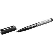 ЗУБР МП-100, 1 мм, заостренный, черный, перманентный маркер, Профессионал (06320-2)