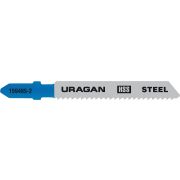 URAGAN T118B, T-хвост., по металлу, HSS, шаг 2 мм, 50 мм, 2 шт, полотна для лобзика (159485-2)