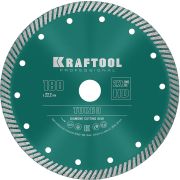 KRAFTOOL Turbo, 180 мм, (22.2 мм, 10 х 2.6 мм), сегментированный алмазный диск (36682-180)