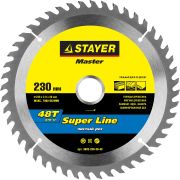 STAYER Super line 230 x 30мм 48Т, диск пильный по дереву, точный рез