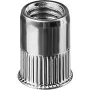 KRAFTOOL Nut-R, М4, уменьш. бортик, 1000 шт, резьбовые заклепки стальные с насечками (311708-04)