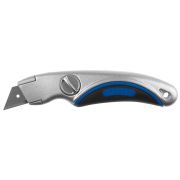 ЗУБР А24, универсальный металлический нож с трапециевидным лезвием (09221)