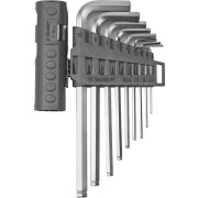 ЗУБР 9 шт, набор длинных имбусовых ключей (2745-31-2)