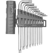 ЗУБР 9 шт, набор длинных имбусовых ключей (2745-4-1)