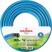 GRINDA Classic, 1/2″, 30 м, 25 атм, трёхслойный, армированный, сетчатое армирование полиамидной нитью, поливочный шланг (8-429001-1/2-30)