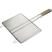 GRINDA Barbecue, 300 х 225 мм, нержавеющая сталь, плоская решетка-гриль (424733)
