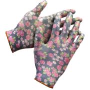 GRINDA S-M, чёрные, прозрачное нитриловое покрытие, садовые перчатки (11297-S)