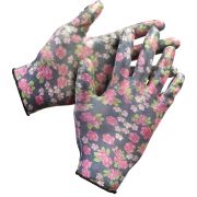 GRINDA L-XL, чёрные, прозрачное нитриловое покрытие, садовые перчатки (11297-XL)