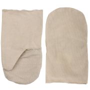 Хлопчатобумажные рукавицы, от мех. воздействий, двунитка с защитой от скольжения ПВХ, XL