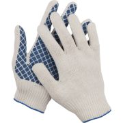 DEXX с ПВХ покрытием (облив ладони), х/б, 7 класс, перчатки рабочие (114001)