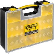 STAYER ROCKET-8, 420 х 330 х 110 мм, (16.5″), пластиковый органайзер с 8 съемными лотками (38033-16)