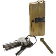 ЗУБР 70 мм, цвет латунь, 5-PIN, тип ключ-ключ, цилиндровый механизм (52101-70-1)
