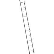СИБИН 11 ступеней, высота 307 см, односекционная, алюминиевая, приставная лестница (38834-11)