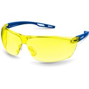 ЗУБР БОЛИД, открытого типа, жёлтые, сферические линзы, устойчивые к запотеванию, защитные очки, Профессионал (110486)