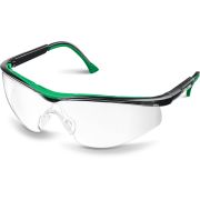 KRAFTOOL BASIC, открытого типа, прозрачные, стекло-моноблок с покрытием устойчивым к истиранию и запотеванию, защитные очки (110317)