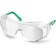 KRAFTOOL ULTRA, открытого типа, прозрачные, линза увеличенного размера устойчивая к царапинам и запотеванию, защитные очки (110461)