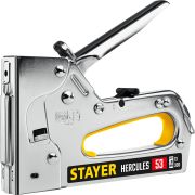 STAYER HERCULES-53, тип 53 (A/10/JT21) 23GA (6 - 14 мм)/13/300, стальной рессорный степлер, Professional (31519)