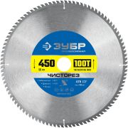 ЗУБР Чисторез, 450 x 50 мм, 100Т, пильный диск по дереву, Профессионал (36905-450-50-100)
