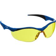 ЗУБР ПРОГРЕСС, открытого типа, жёлтые, линза устойчива к царапинам и запотеванию, защитные очки (110321)